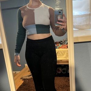 Multi colored long sleeves